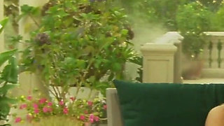 Autumn Bliss and Monica Mayhem are blonde and brunette lesbians eat each other out