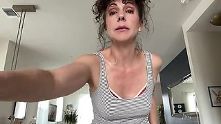 Help Your Stepmom With Dinner - Hot Mature Brunette Role Play