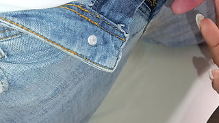 eating his wife up close