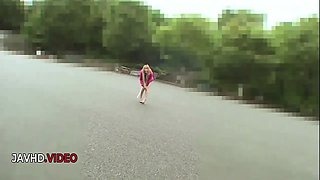 Hairy pussy Japanese babe Saki Oshiro sucks dick hardcore then rides his shaft kinky POV