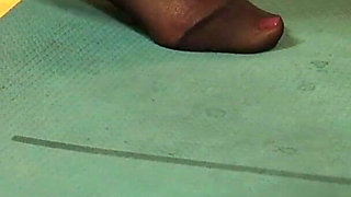 Sheer Nylon Soles & Toes in Action