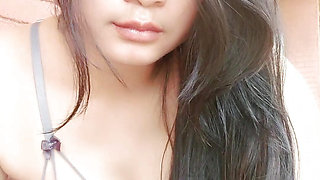 Indonesian girl masturbate outdoor real sex