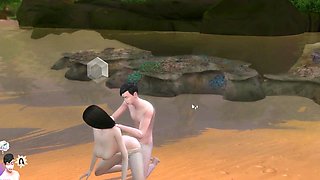 Sex On Private Beach With Beautiful Girlsfriend