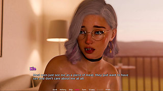 His penis between her breasts satisfies her desire.