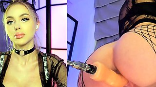 Blonde Dual Cam View by Her Fuck Machine