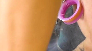 2 Heavy Tattoo Girls Get Ass Fucked by a Big Dick