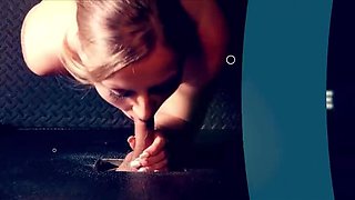 Busty MILF Cory Chase Sucks Huge Black Cock at Gloryhole - Sloppy Blowjob