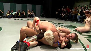 Brutal Non-Scripted Tag Team Wrestling Rd2 Of Last Month Amazing Match, In Front Of A Live Crowd - Kink