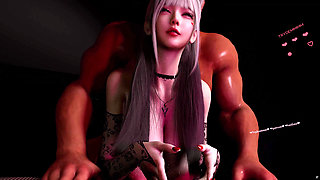 3D Cute Asian Babe Have Hardcore Blowjob Sex with BBC