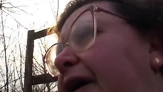My grandma gives me a blow job in a park!