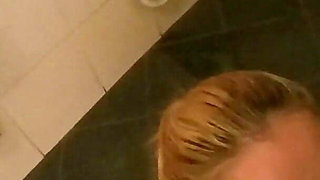 Risky Sex in Public Restroom