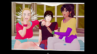 Knight of Love Cap 24 - My Stepsister and Her Friend Give Me a Handjob