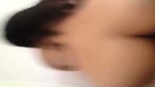 Asian Cheater Bounces on Foreign Dick