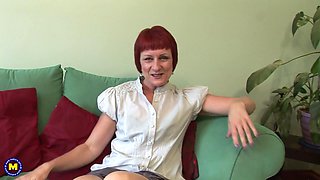 Sexy Mature Redhead Shows Off Her Hot Body - MatureNL