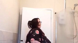 SSBBW Teases Before Shower