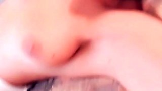 Extreme amateur pov blowjob by hot brunette latina