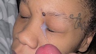 Ebony Starr Facial Compilation