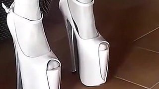 Patent Leather Shoes with Very High Heels, My Passion