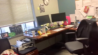 Stimulating My Clit Amazing Orgasms in the Office