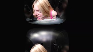 Slutty Teen Cumplays In The Gloryhole - PutalocuraVR