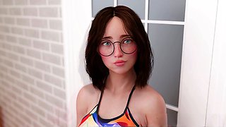 Stepmom with big funbags in sexy anime scenes