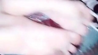 Arab Girl's Hot Milk and Feet Webcam Show