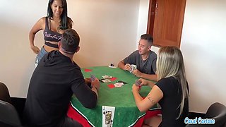 A Ideia Era Jogar Carta Mas Acabamos Fodendo E Fazendo Uma Troca De Casal 10 Min - Matheus Caetano, Bruna Carlos And Kel Abate