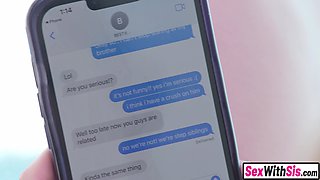 Petite 18-years-old stepsis has crush on stepbro