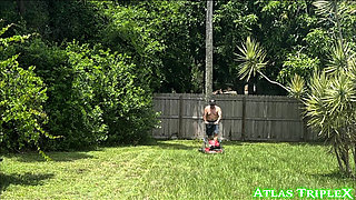 Cheating Wife Mature MILF Fucks Her Landscaper