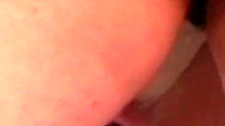 BBW with a strapon gets banged and sprayed in mouth