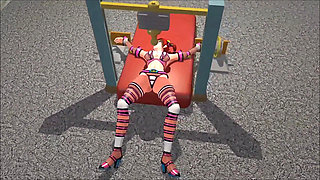 Saki Ryona BDSM Session - Chest Slap