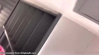 Big-eyed teen interracial blowjob