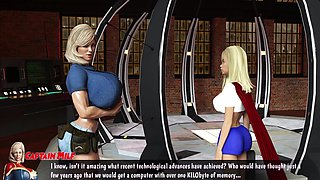 Muscle Milf Fucking A Big Cock Cockham Superheroes 51 With Anime Hentai