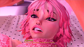 The desires of summer in this steamy animated porn game featuring Joystickcinema