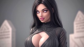 Goth Inspired Hentai Woman (slideshow)