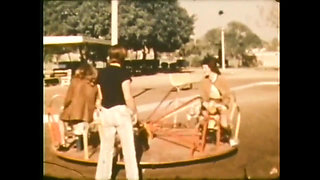 Vintage busty beauty rides a big cock