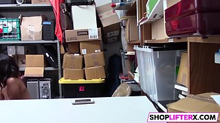 Shoplifter has to chew on his bone