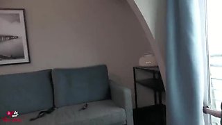 German MILF Domination: Blonde Lesbian BDSM with Stockings and Sex Toys at the Window