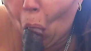 Wild English BBW Sucking BBC - Big Hard Cock Squirting Cum in My Mouth