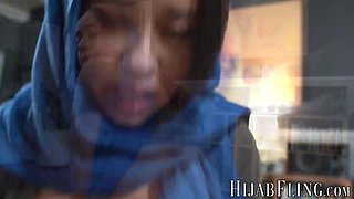 My Arab stepsister Dania Vegax asked me to teach her a thing or two about sex