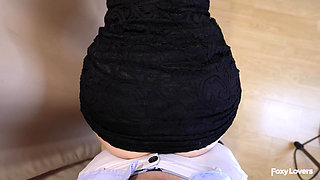 Secretary Gets Promotion for Going the Extra Mile - Amateur Office Creampie POV