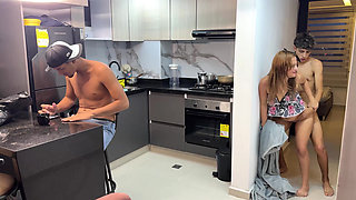 Big Ass Stepmother Agrees to Share a Bed with Her Stepson.