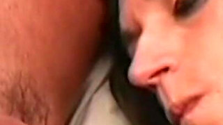 A Nice DP for This Slutty MILF with Final Pissing in Her Mouth