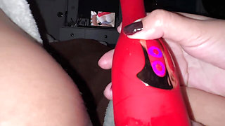 SHE MASTUBS WITH HER NEW TOY  HOT