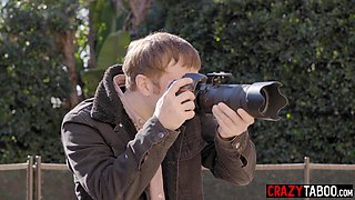 Perverted big butt teenage blowing and fucks