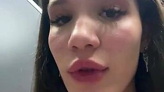 Shy_priincess masturbates in public toilet