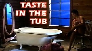 Foot fetish cumload with brunette