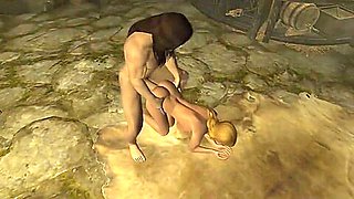 Animated Sex Of People In The Medieval World Of Skyrim