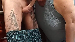 Spanked My Stepmom's Big Ass Fucked in Her Mouth, Pussy and Cum in Her Mouth