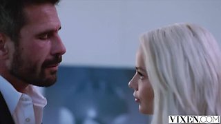 Elsa Jean Blowjob & Facial - Blonde Vixen Takes Cum in Mouth